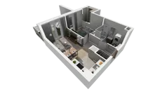 2 pokoje, mieszkanie 38,40 m², parter, oferta nr A.10, Osiedle Salvia, Warszawa, Białołęka, Kobiałka, ul. Mańkowska