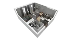 2 pokoje, mieszkanie 36,28 m², piętro 1, oferta nr A.11, Osiedle Salvia, Warszawa, Białołęka, Kobiałka, ul. Mańkowska