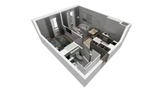 2 pokoje, mieszkanie 36,16 m², piętro 2, oferta nr A.24, Osiedle Salvia, Warszawa, Białołęka, Kobiałka, ul. Mańkowska