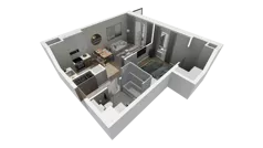 2 pokoje, mieszkanie 38,00 m², piętro 2, oferta nr A.36, Osiedle Salvia, Warszawa, Białołęka, Kobiałka, ul. Mańkowska