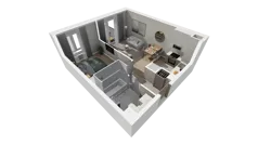 2 pokoje, mieszkanie 39,12 m², parter, oferta nr C.47, Osiedle Salvia, Warszawa, Białołęka, Kobiałka, ul. Mańkowska