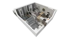 2 pokoje, mieszkanie 38,99 m², parter, oferta nr A.47, Osiedle Salvia, Warszawa, Białołęka, Kobiałka, ul. Mańkowska