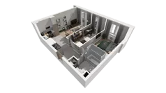 3 pokoje, mieszkanie 51,32 m², piętro 1, oferta nr B.20, Osiedle Salvia, Warszawa, Białołęka, Kobiałka, ul. Mańkowska