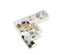 3 pokoje, mieszkanie 66,41 m², piętro 2, oferta nr 23, UNO Bemowo, Warszawa, Bemowo, Bemowo-Lotnisko, ul. Powstańców Śląskich