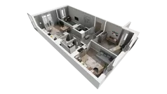 4 pokoje, mieszkanie 73,98 m², piętro 2, oferta nr C.35, Osiedle Salvia, Warszawa, Białołęka, Kobiałka, ul. Mańkowska