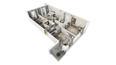 4 pokoje, mieszkanie 73,81 m², piętro 1, oferta nr C.50, Osiedle Salvia, Warszawa, Białołęka, Kobiałka, ul. Mańkowska