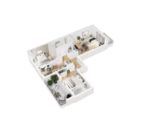 4 pokoje, mieszkanie 79,16 m², piętro 1, oferta nr 05, UNO Bemowo, Warszawa, Bemowo, Bemowo-Lotnisko, ul. Powstańców Śląskich