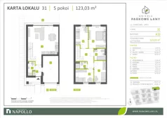 Dom 123,03 m², oferta nr A.16.31, Parkowe Łany, Łany, ul. Parkowa