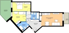 3 pokoje, mieszkanie 68,57 m², parter, oferta nr B.39, Osiedle MONO, Warszawa, Białołęka, Tarchomin, ul. Odkryta 53