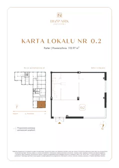 Lokal użytkowy 115,97 m², oferta nr 0.2, Bizpark Poznańska, Skórzewo, ul. Poznańska