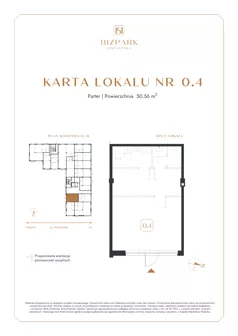 Lokal użytkowy 50,56 m², oferta nr 0.4, Bizpark Poznańska, Skórzewo, ul. Poznańska