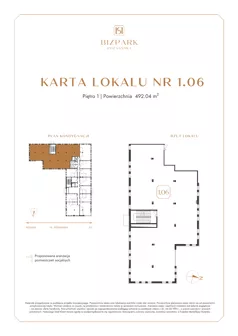 Lokal użytkowy 492,04 m², oferta nr 1.6, Bizpark Poznańska, Skórzewo, ul. Poznańska