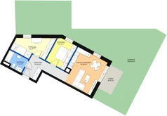 3 pokoje, mieszkanie 58,66 m², parter, oferta nr VC.0.05, Vanda Park, Chorzów, Chorzów II, ul. Wandy 66