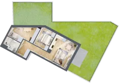 3 pokoje, mieszkanie 58,66 m², parter, oferta nr VC.0.05, Vanda Park, Chorzów, Chorzów II, ul. Wandy 66