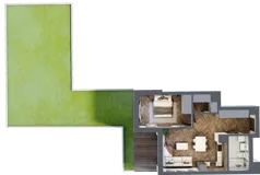 2 pokoje, mieszkanie 47,32 m², piętro 1, oferta nr F.1.11, Wzgórze Poetów 2, Gliwice, Wójtowa Wieś, ul. T. Mazowieckiego