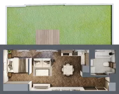 1 pokój, mieszkanie 34,17 m², parter, oferta nr B.0.05.1k, Atrium, Łódź, Polesie, Stare Polesie, ul. kpt. Stefana Pogonowskiego 44/46