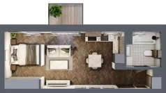 1 pokój, mieszkanie 34,28 m², piętro 2, oferta nr B.2.44.1k, Atrium, Łódź, Polesie, Stare Polesie, ul. kpt. Stefana Pogonowskiego 44/46