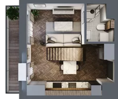 2 pokoje, mieszkanie 51,71 m², piętro 5, oferta nr A.5.79.2a, Atrium, Łódź, Polesie, Stare Polesie, ul. kpt. Stefana Pogonowskiego 44/46