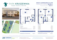 Dom 80,40 m², oferta nr Pn.2/5P, Park Kruszewnia etap 3, Kruszewnia, ul. Białowieska