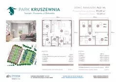 Dom 99,49 m², oferta nr C/Pd.2/4L, Park Kruszewnia, Kruszewnia, ul. Białowieska