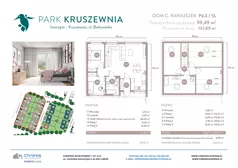 Dom 99,49 m², oferta nr C/Pd.3/5L, Park Kruszewnia, Kruszewnia, ul. Białowieska