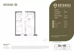 2 pokoje, apartament 36,41 m², piętro 1, oferta nr B15, Botanika, Gdańsk, Osowa, ul. Izydy
