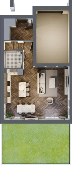 Dom 140,10 m², oferta nr A2A3, Domy u Źródła Marii, Gdynia, Wielki Kack, Wielki Kack, ul. Źródło Marii