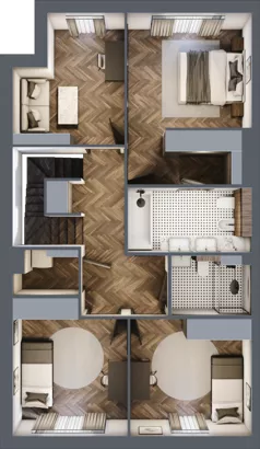 Dom 140,10 m², oferta nr A3A5, Domy u Źródła Marii, Gdynia, Wielki Kack, Wielki Kack, ul. Źródło Marii