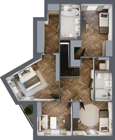 Dom 158,05 m², oferta nr C1C1, Domy u Źródła Marii, Gdynia, Wielki Kack, Wielki Kack, ul. Źródło Marii
