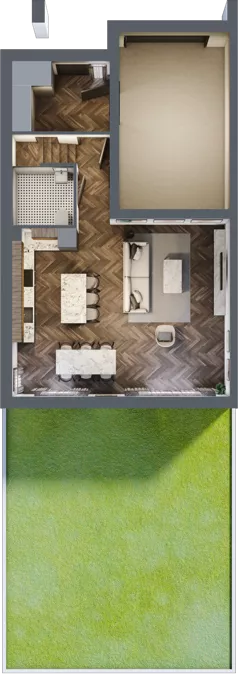 Dom 140,10 m², oferta nr D1D1, Domy u Źródła Marii, Gdynia, Wielki Kack, Wielki Kack, ul. Źródło Marii