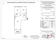 3 pokoje, mieszkanie 67,48 m², piętro 2, oferta nr M24, Powstańców Residence, Ząbki, ul. Powstańców 19