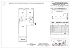 3 pokoje, mieszkanie 67,42 m², piętro 3, oferta nr M27, Powstańców Residence, Ząbki, ul. Powstańców 19