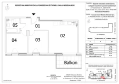 3 pokoje, mieszkanie 53,21 m², piętro 3, oferta nr M28, Powstańców Residence, Ząbki, ul. Powstańców 19