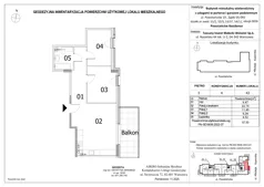 3 pokoje, mieszkanie 57,53 m², piętro 3, oferta nr M43, Powstańców Residence, Ząbki, ul. Powstańców 19