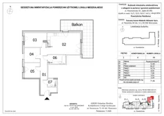 4 pokoje, mieszkanie 71,59 m², piętro 3, oferta nr M44, Powstańców Residence, Ząbki, ul. Powstańców 19