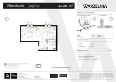 1 pokój, apartament 42,00 m², piętro 4, oferta nr 309/17, Warzelnia II, Poznań, Antoninek-Zieliniec-Kobylepole, Kobylepole, ul. Majakowskiego 309