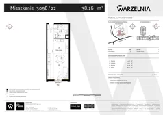 1 pokój, apartament 38,16 m², piętro 2, oferta nr 309E/22, Warzelnia, Poznań, Antoninek-Zieliniec-Kobylepole, Kobylepole, ul. Majakowskiego 309
