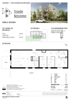 4 pokoje, mieszkanie 80,37 m², piętro 1, oferta nr 22M/07, Naturama III, Poznań, Strzeszyn, Strzeszyn, ul. Koszalińska 22