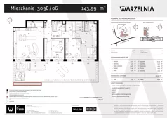 4 pokoje, apartament 143,99 m², parter, oferta nr 309E/06, Warzelnia II, Poznań, Antoninek-Zieliniec-Kobylepole, Kobylepole, ul. Majakowskiego 309