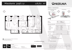 4 pokoje, apartament 126,62 m², piętro 1, oferta nr 309E/17, Warzelnia II, Poznań, Antoninek-Zieliniec-Kobylepole, Kobylepole, ul. Majakowskiego 309