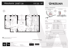 4 pokoje, apartament 127,33 m², piętro 3, oferta nr 309E/39, Warzelnia II, Poznań, Antoninek-Zieliniec-Kobylepole, Kobylepole, ul. Majakowskiego 309