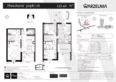 4 pokoje, apartament 137,42 m², piętro 3, oferta nr 309B/16, Warzelnia II, Poznań, Antoninek-Zieliniec-Kobylepole, Kobylepole, ul. Majakowskiego 309