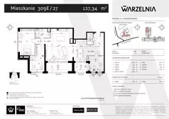 4 pokoje, apartament 127,34 m², piętro 2, oferta nr 309E/27, Warzelnia II, Poznań, Antoninek-Zieliniec-Kobylepole, Kobylepole, ul. Majakowskiego 309