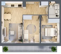 3 pokoje, mieszkanie 52,91 m², piętro 3, oferta nr LAK1M13, Lipa Piotrowska, Wrocław, Lipa Piotrowska, Psie Pole, ul. Szałwiowa 6