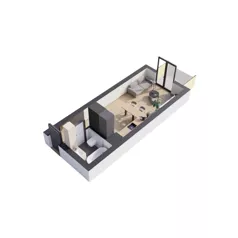 1 pokój, mieszkanie 28,41 m², piętro 1, oferta nr A1.3, Rezydencja Ogród Saski, Lublin, Wieniawa, ul. Wieniawska 7/Jasna 7