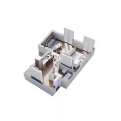 2 pokoje, mieszkanie 39,49 m², piętro 1, oferta nr D1.10, Rezydencja Ogród Saski, Lublin, Wieniawa, ul. Wieniawska 7/Jasna 7