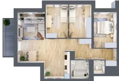 4 pokoje, apartament 81,15 m², parter, oferta nr K4.0.M22, Miasto Ogród Karłowice, Wrocław, Karłowice-Różanka, Psie Pole, ul. ks. Norberta Bończyka 40
