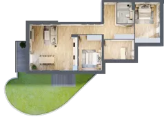 4 pokoje, apartament 95,30 m², parter, oferta nr K5.0.M25, Miasto Ogród Karłowice, Wrocław, Karłowice-Różanka, Psie Pole, ul. ks. Norberta Bończyka 40