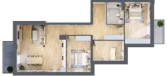 4 pokoje, apartament 95,24 m², piętro 1, oferta nr K5.1.M52, Miasto Ogród Karłowice, Wrocław, Karłowice-Różanka, Psie Pole, ul. ks. Norberta Bończyka 40