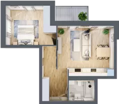 2 pokoje, apartament 50,60 m², piętro 2, oferta nr K5.2.M79, Miasto Ogród Karłowice, Wrocław, Karłowice-Różanka, Psie Pole, ul. ks. Norberta Bończyka 40